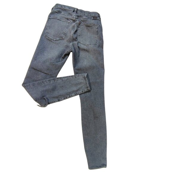 H&M &Denim Super Skinny High Waist Ankle Jeans – Grey Distressed - Picture 2 of 6